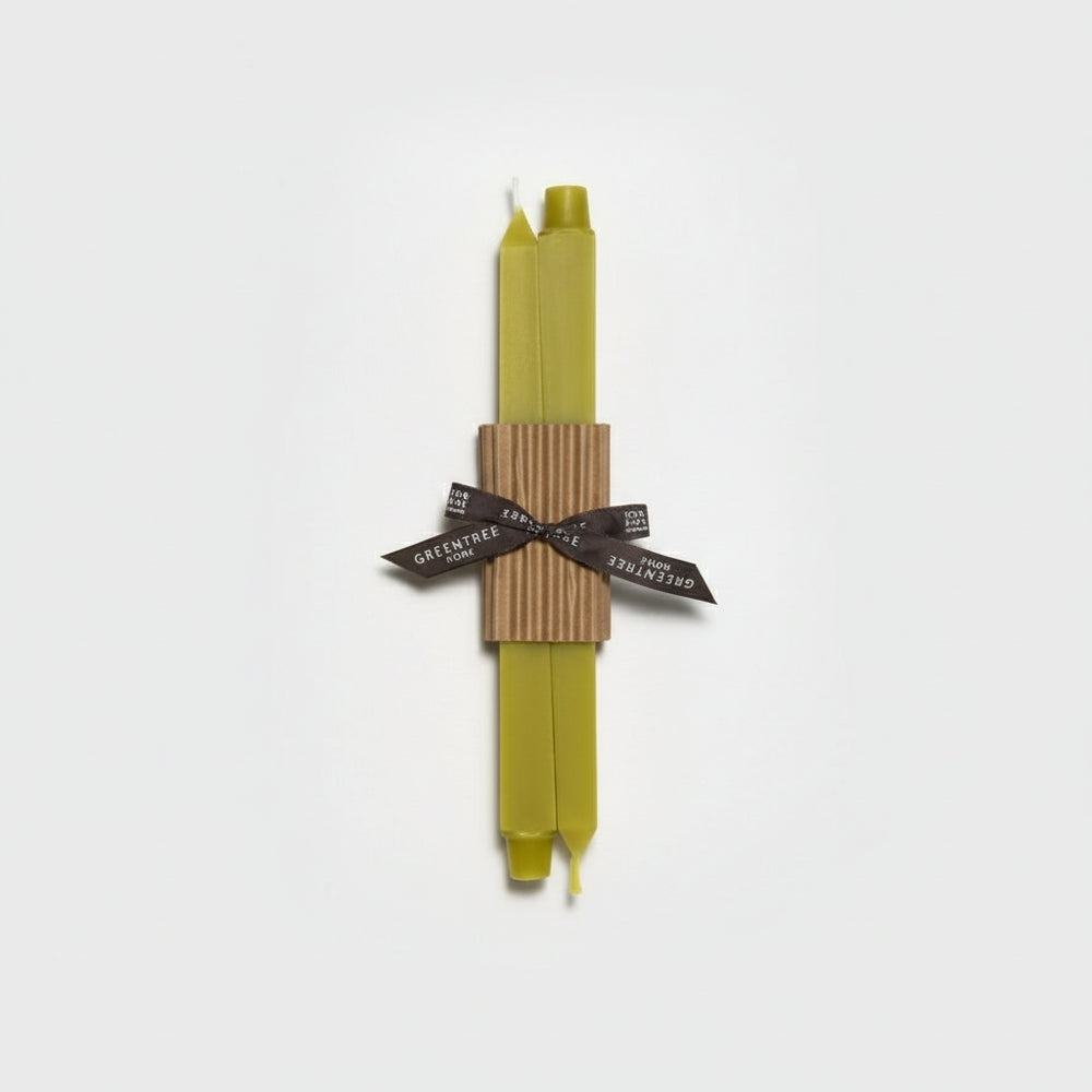 Bamboo 12" Square Pair of Hanging Tapers