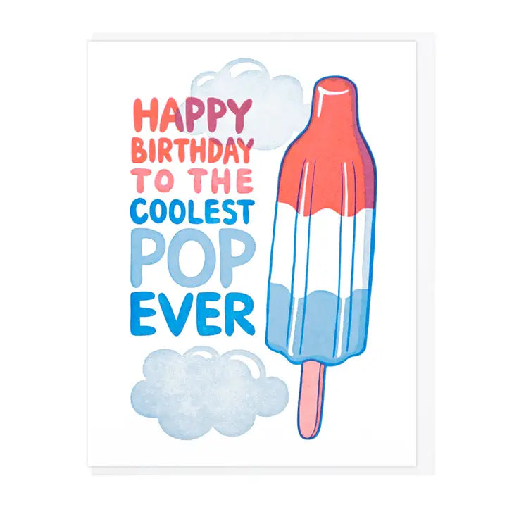 Coolest Pop Birthday Card