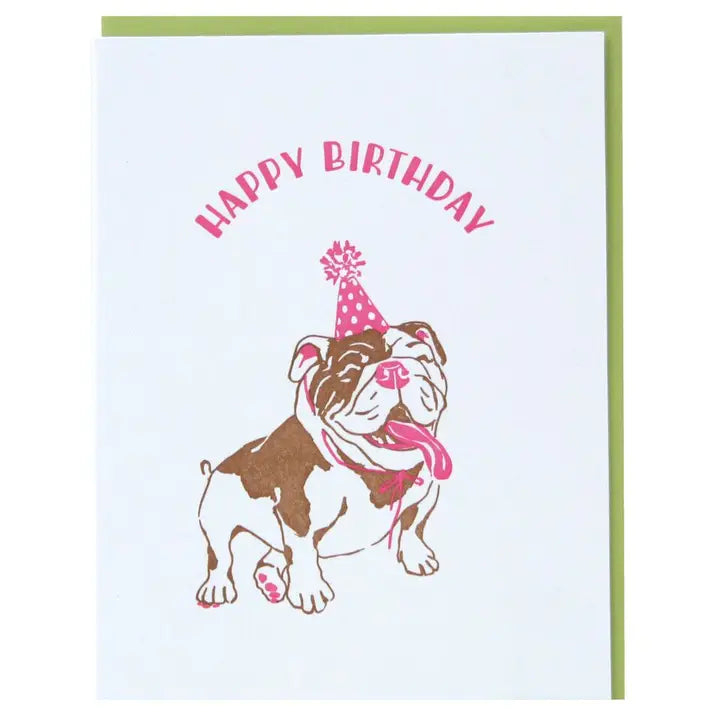 English Bulldog Card*