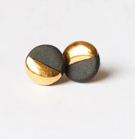 Flat Stud Earrings