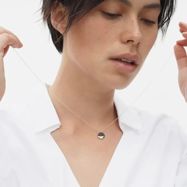 Flat Circle Necklace