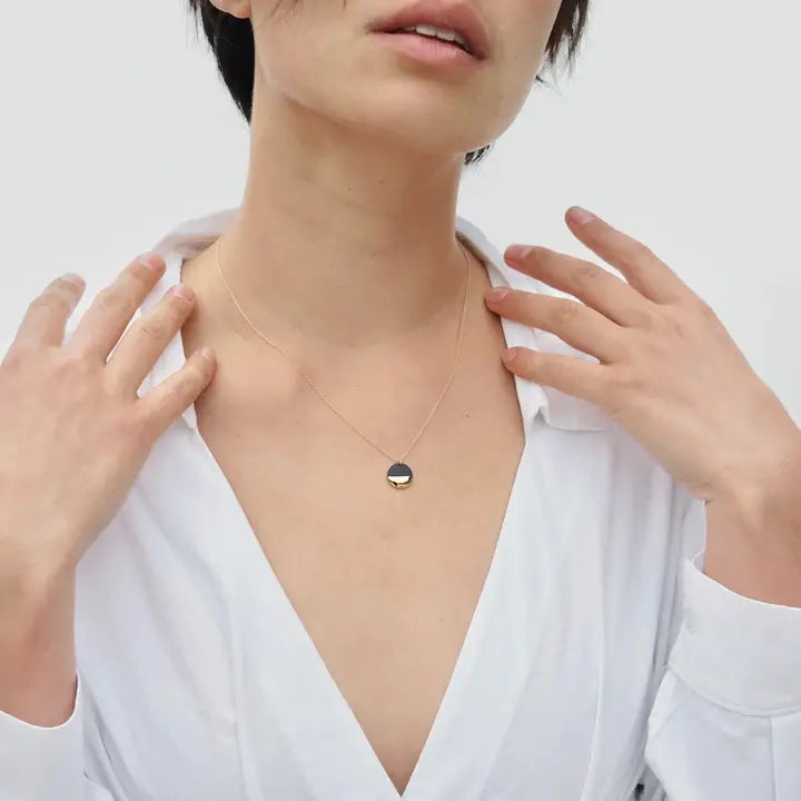 Flat Circle Necklace