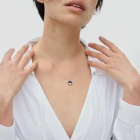 Flat Circle Necklace