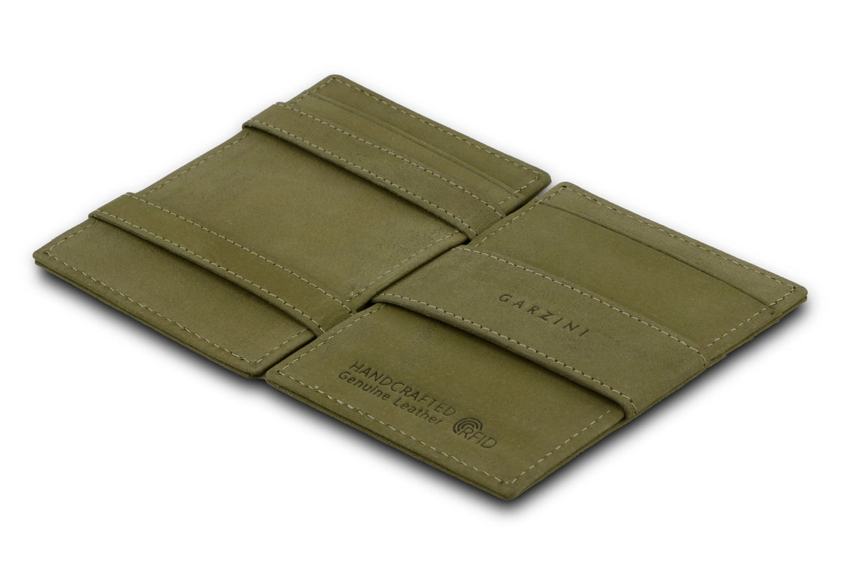 Olive Green Essenziale Magic Wallet