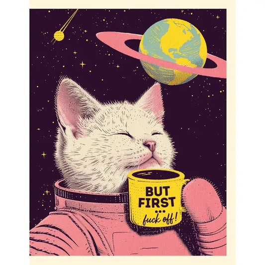 But First! SpaceCat Card