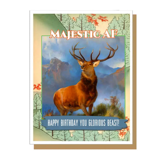 Majestic AF - Birthday  Card