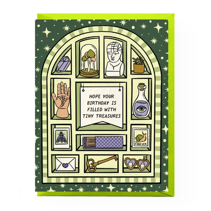 Cabinet of Curiosities Birthday Card