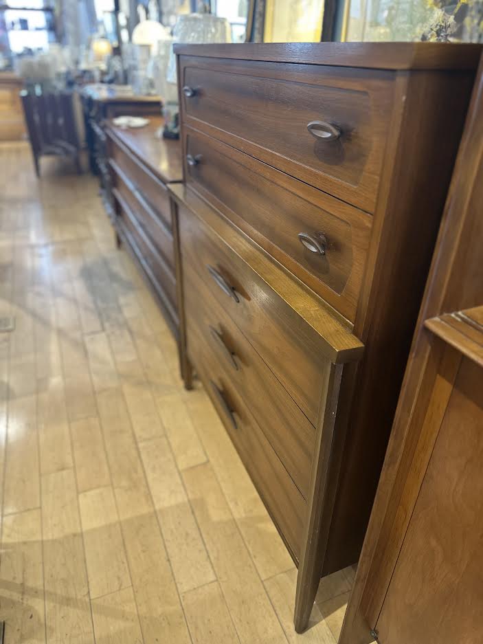 Walnut Tall Dresser by Unagusta