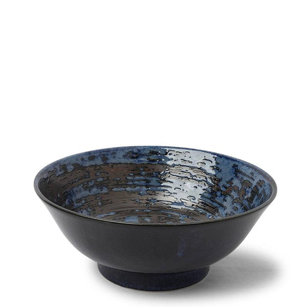 Blue Black Swirl 8.25" Bowl