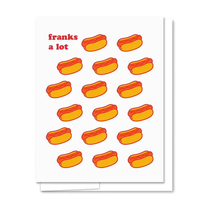 Franks A Lot- Thank you Card