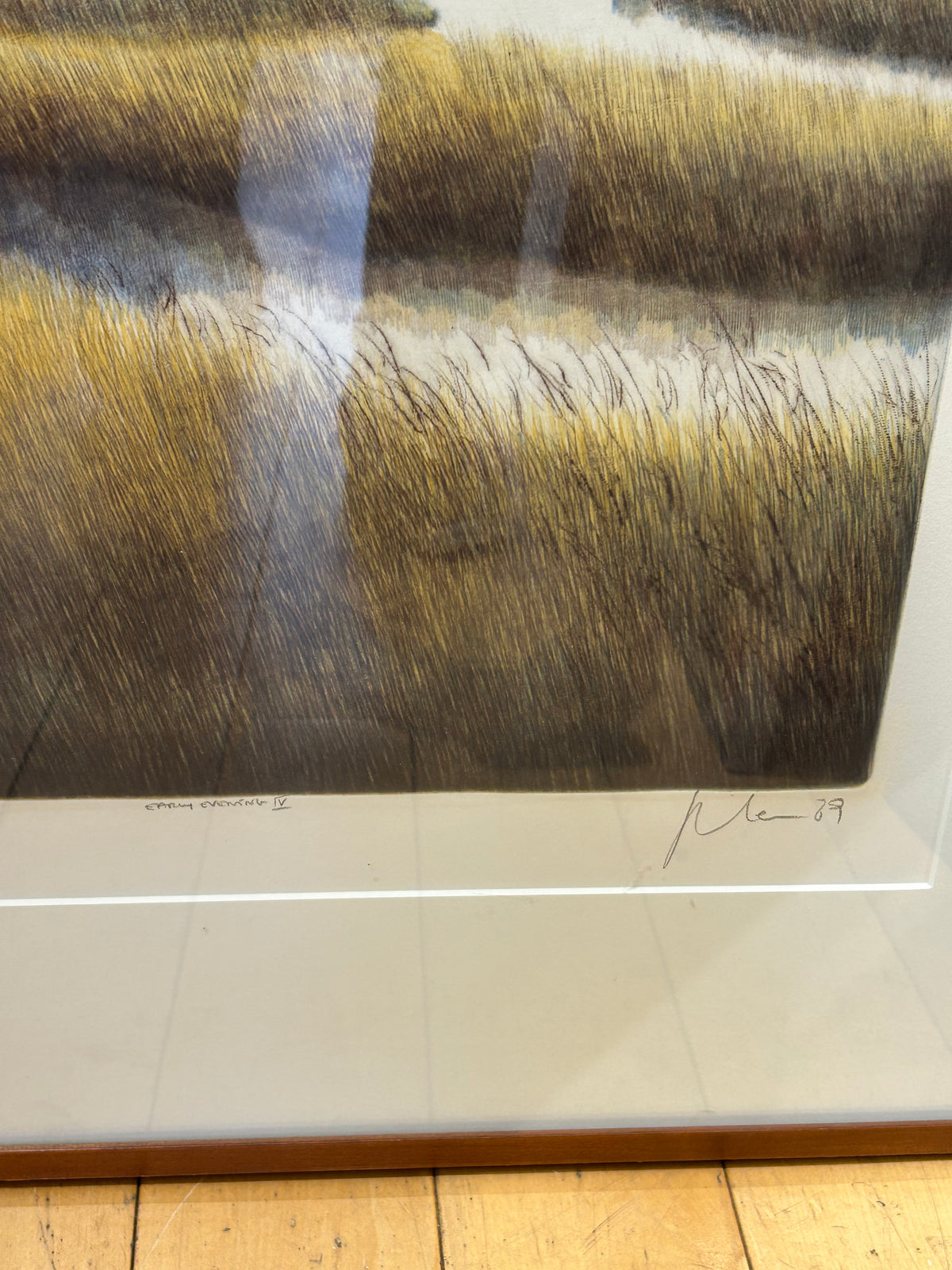 '89 Signed "AP" Titled Early Evening IV