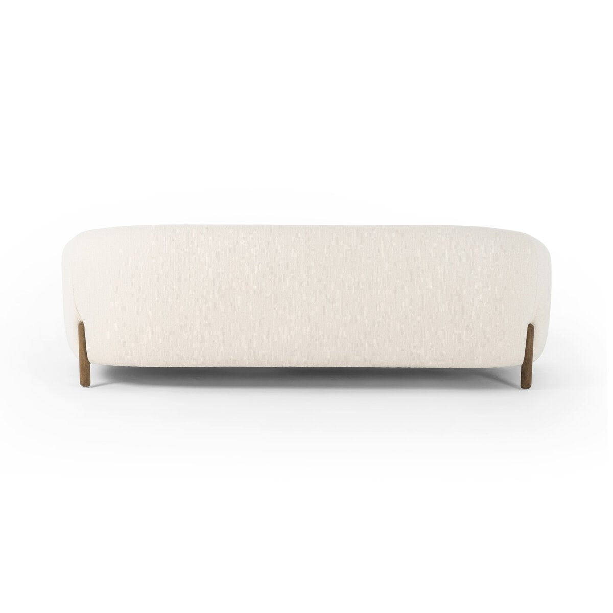 Curved Sofa with Parawood Legs