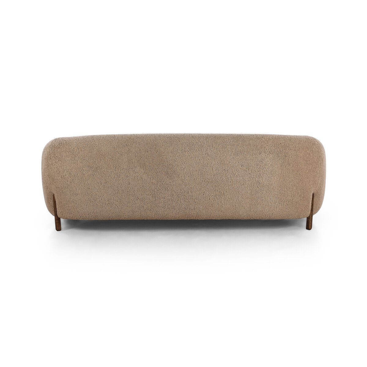 Curved Sofa with Parawood Legs