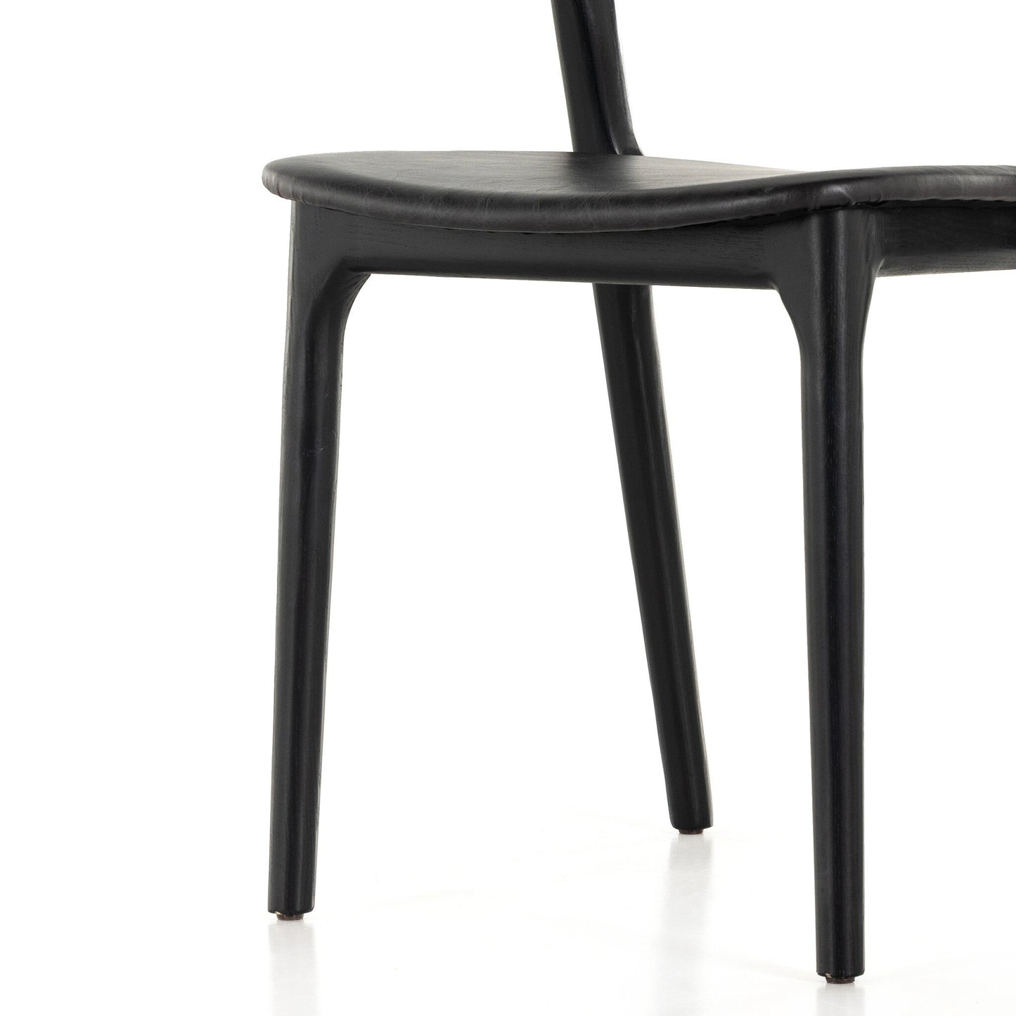 Sonoma Ash Wood and Leather Dining Chair