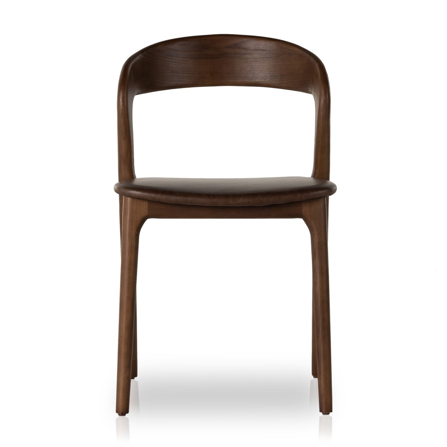 Sonoma Ash Wood and Leather Dining Chair