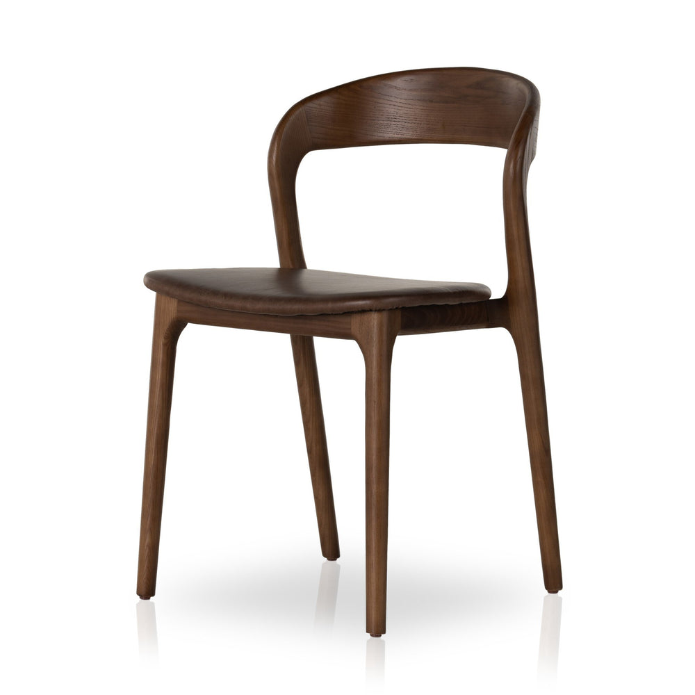Sonoma Ash Wood and Leather Dining Chair
