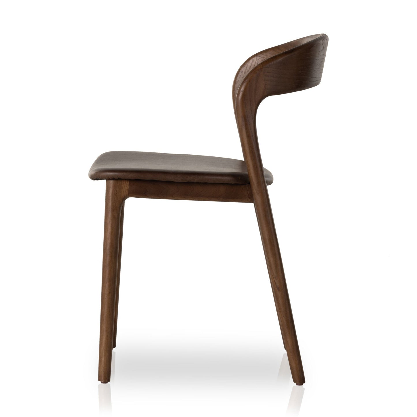 Sonoma Ash Wood and Leather Dining Chair