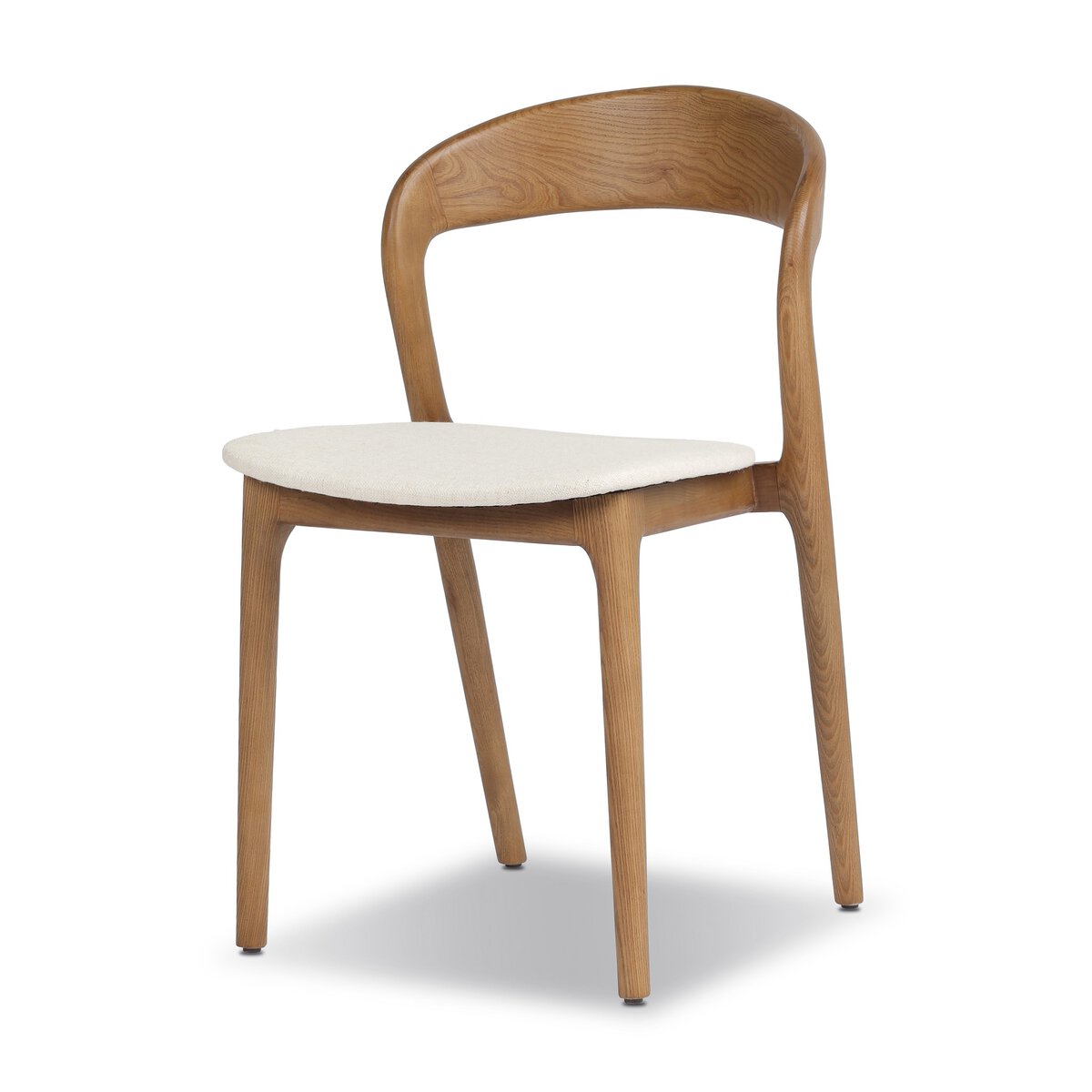 Sonoma Ash Wood and Leather Dining Chair
