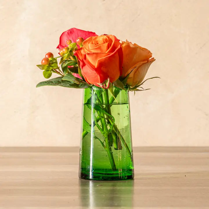 Green Tall/12oz Moroccan Cone Glass