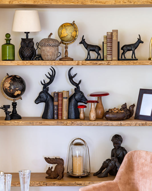 Large Stag Bookends