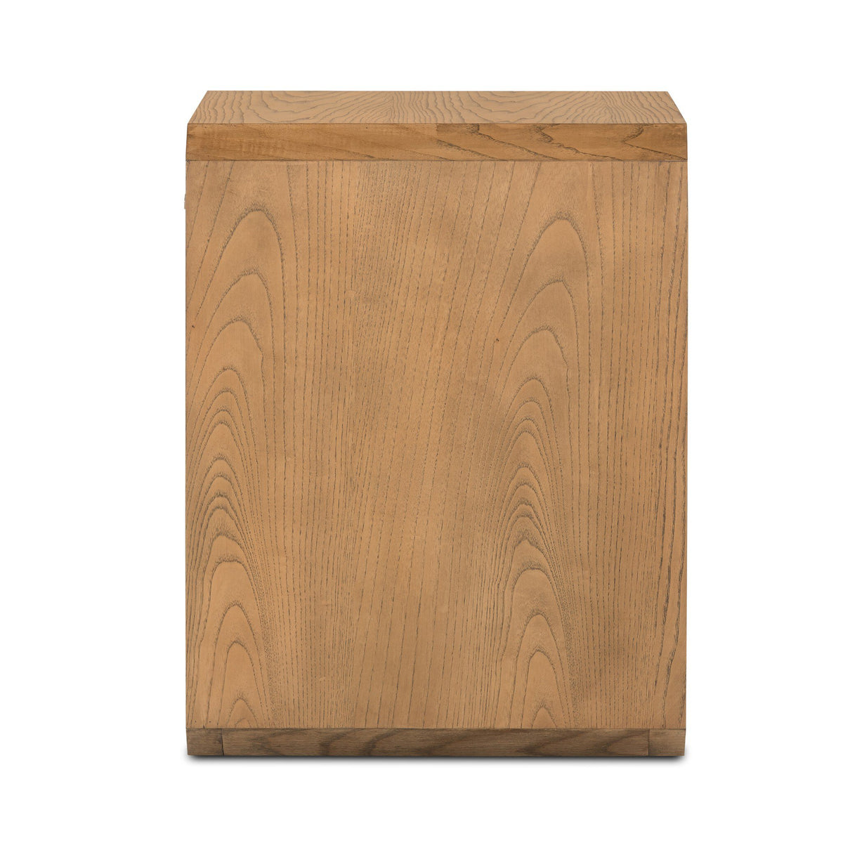 Geometric End Table with Drawer