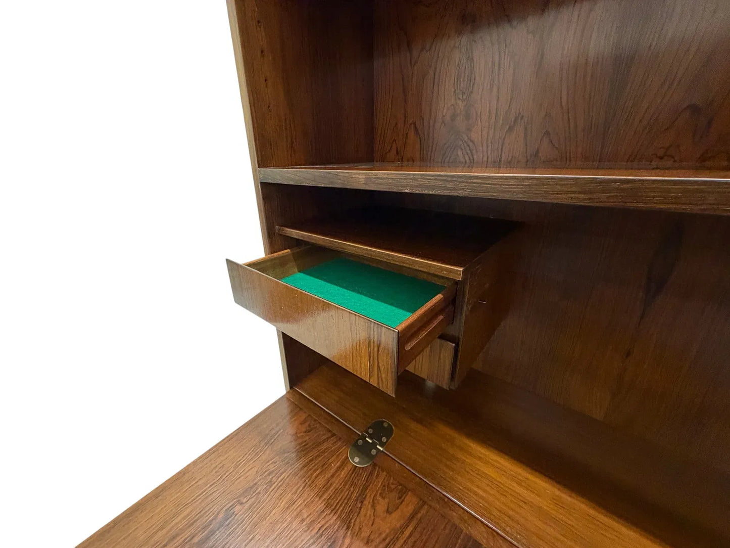 Omann Jun Danish Two- Piece Secretary Bookcase