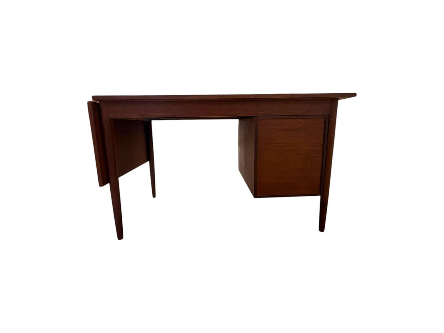 Arne Vodder Style Danish Modern Drop Side Desk