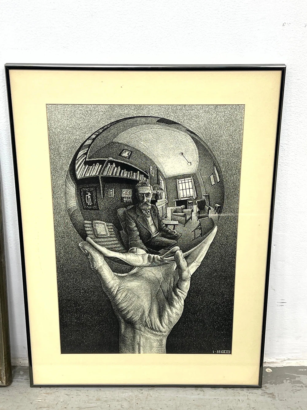 Escher titled Hand with Reflecting Sphere