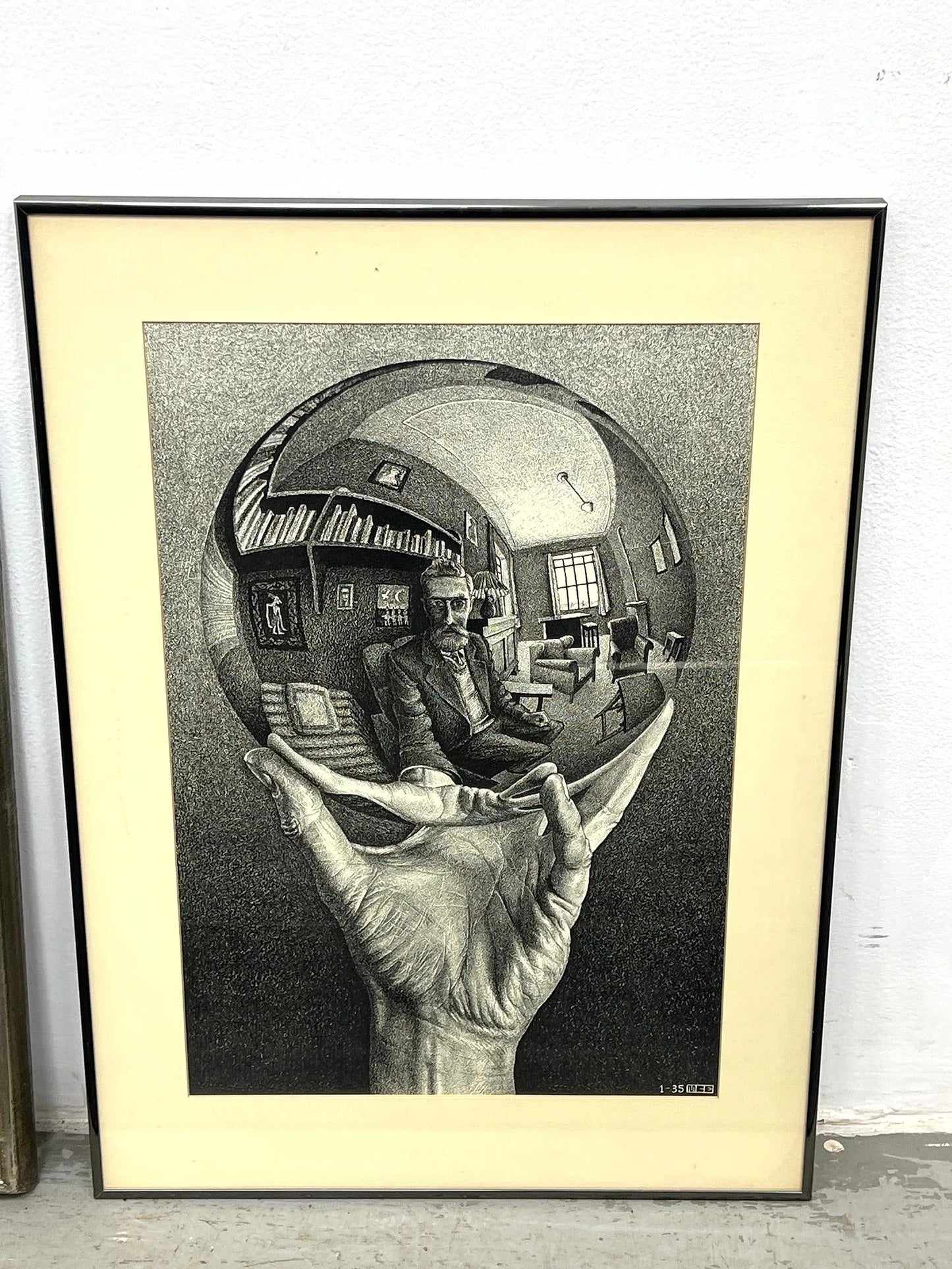 Escher titled Hand with Reflecting Sphere
