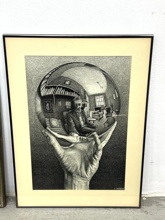 Escher titled Hand with Reflecting Sphere