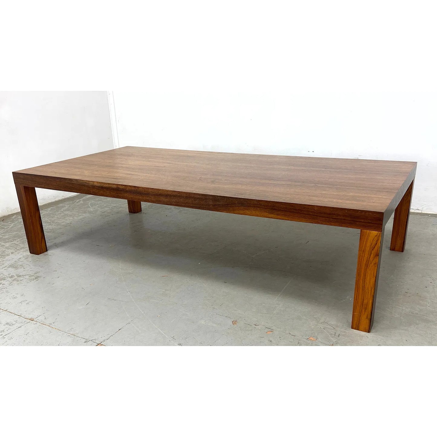 Danish Modern Rosewood Parsons style Coffee Table