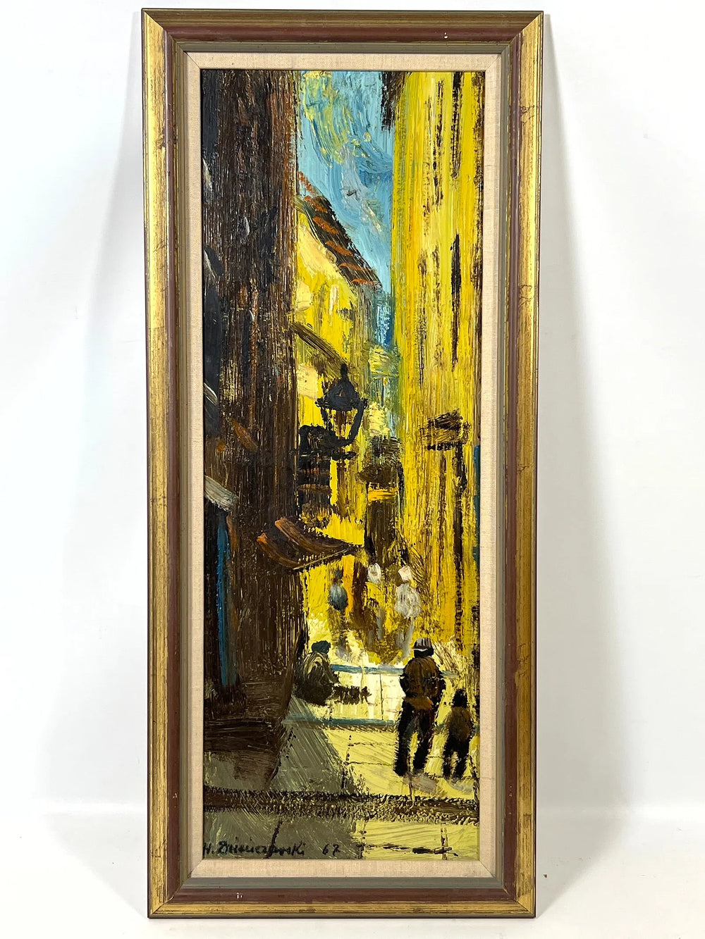 '67 Henryk Dzienczarski Street Scene 2 Oil Painting
