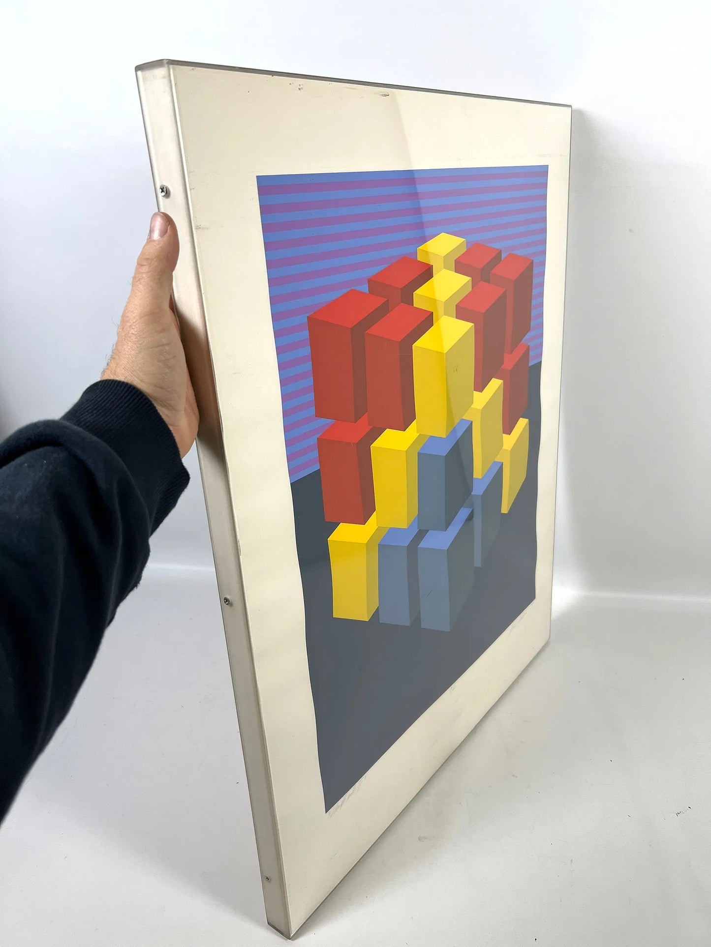 Marko Spalatin Screen Print. Multicube I V. Signed and Numbered. 19/60