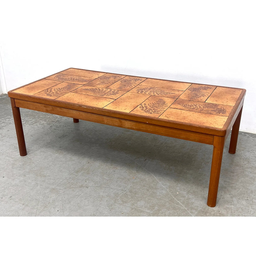 Trioh Danish Teak & Tile Coffee Table