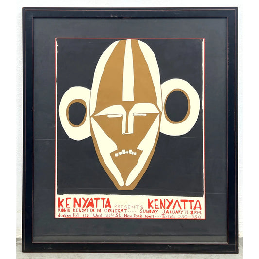 Robin Kenyatta Screenprint Jazz Concert Poster. New York. 1968.