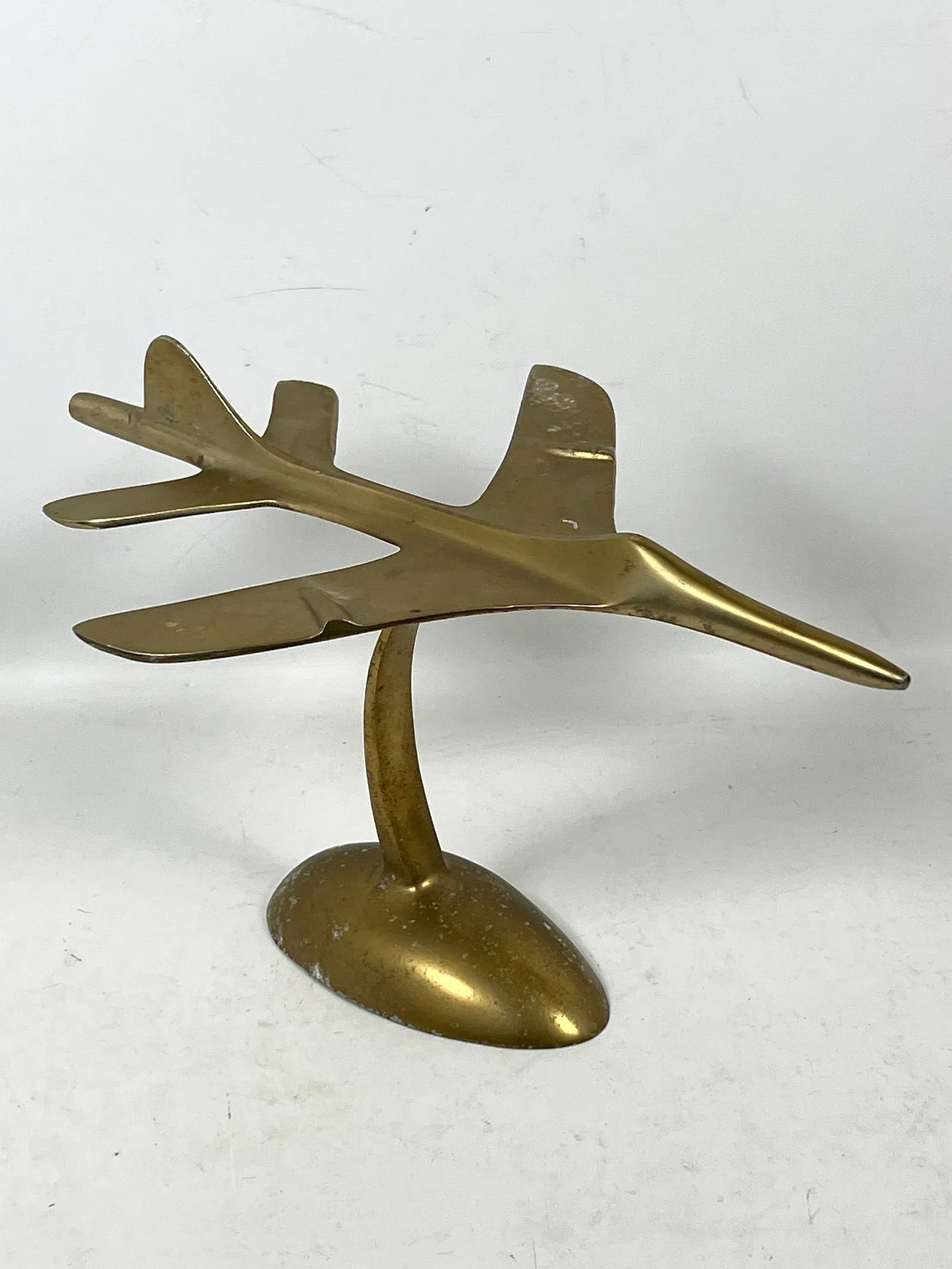 Vintage Metal Plane Sculpture