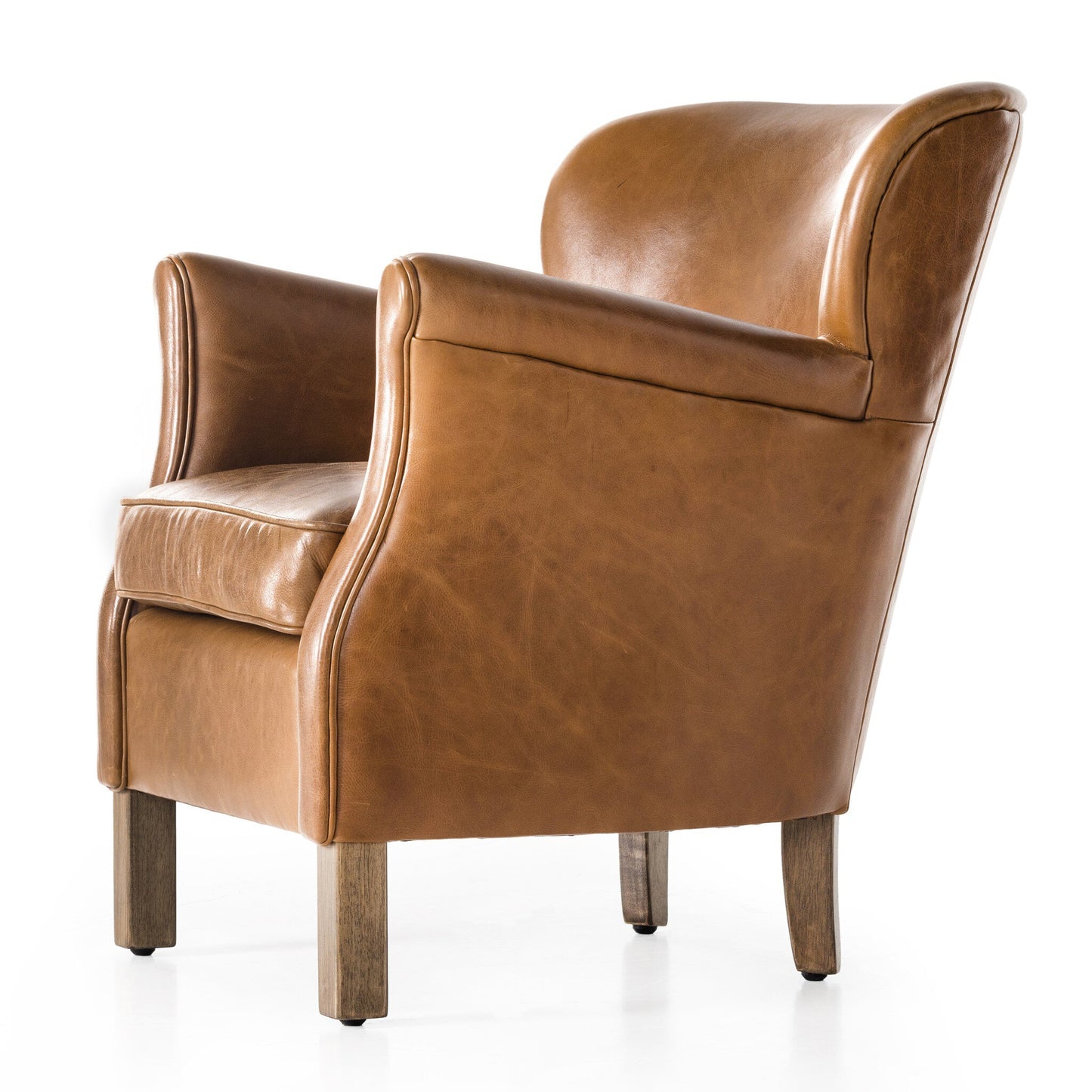 Leather Parisian Club Chair