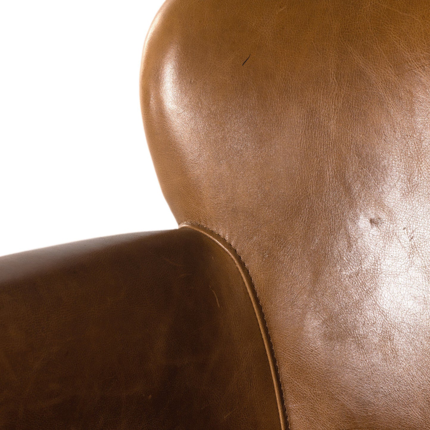 Leather Parisian Club Chair