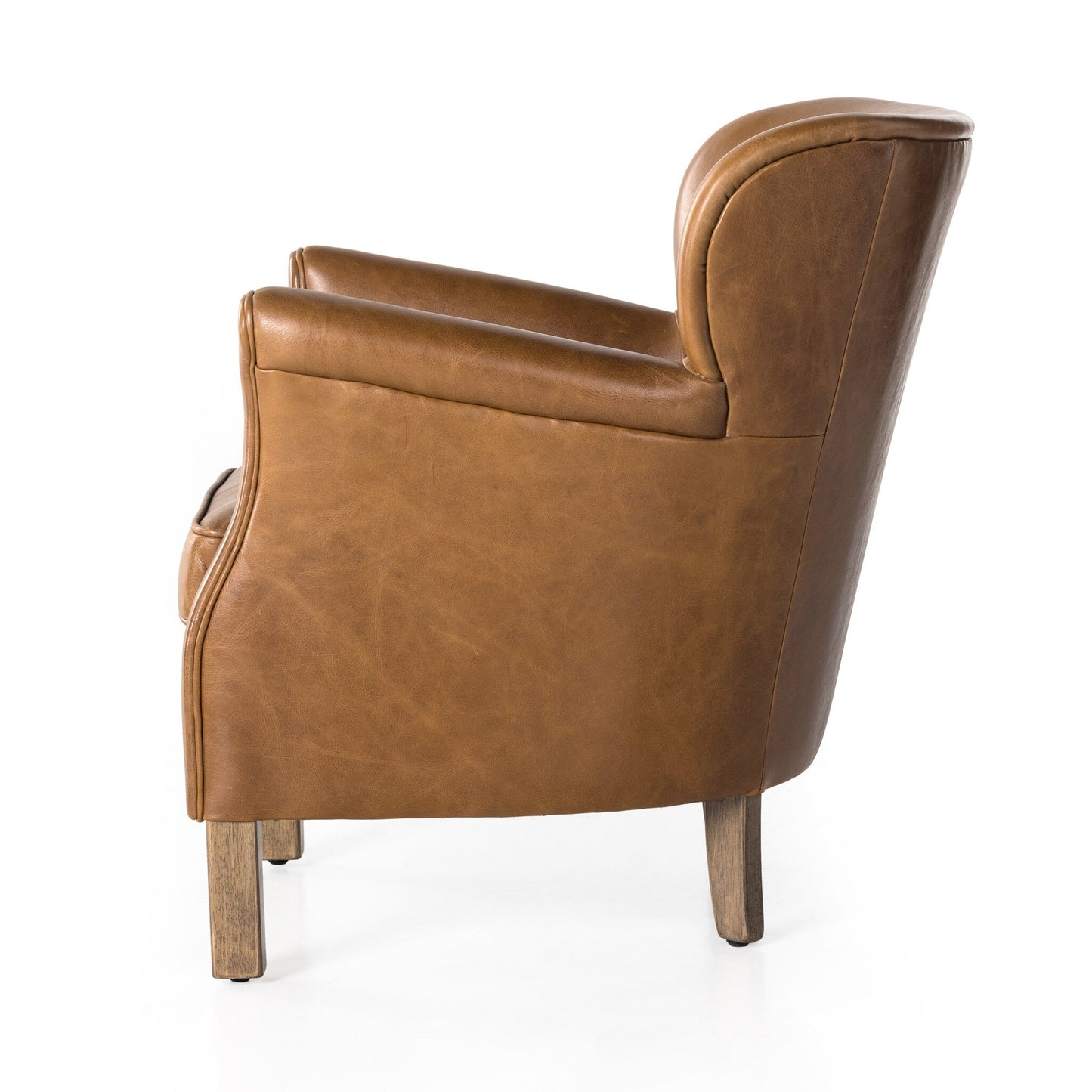 Leather Parisian Club Chair