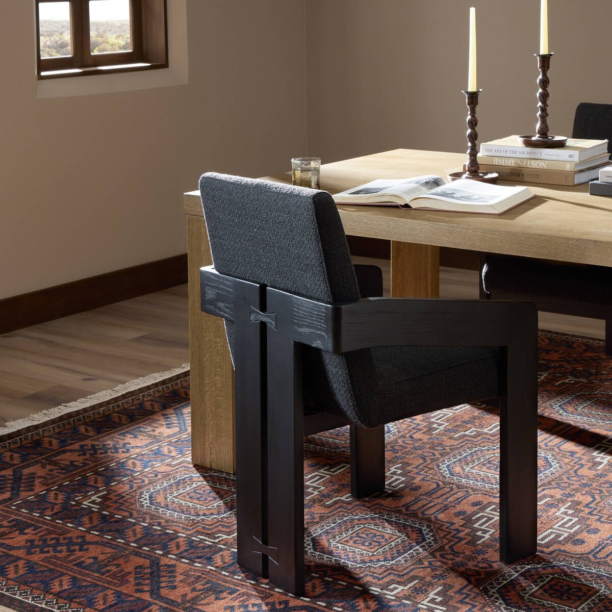 Ebony Parawood Dining Chair