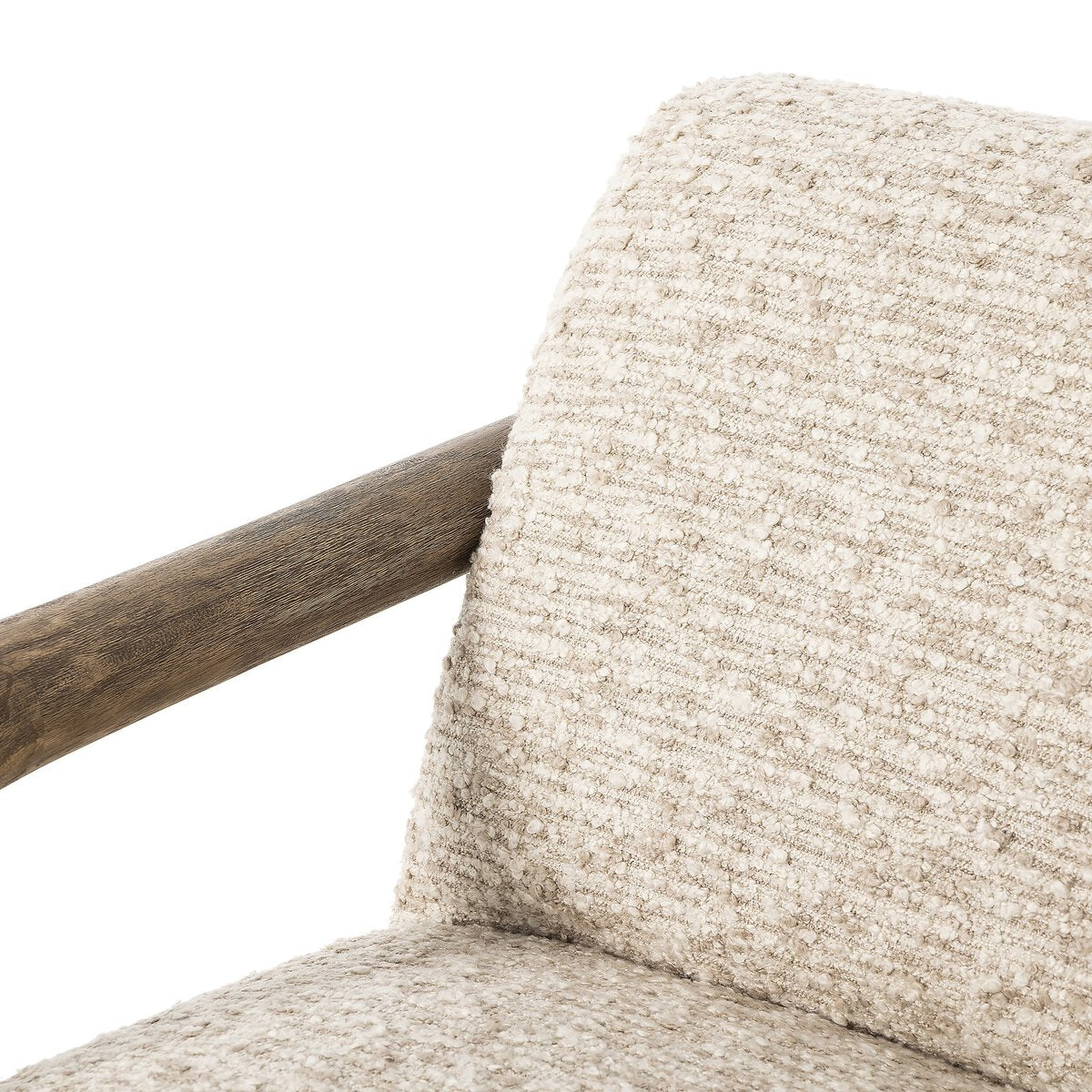 Faux Shearling & Parawood Chair