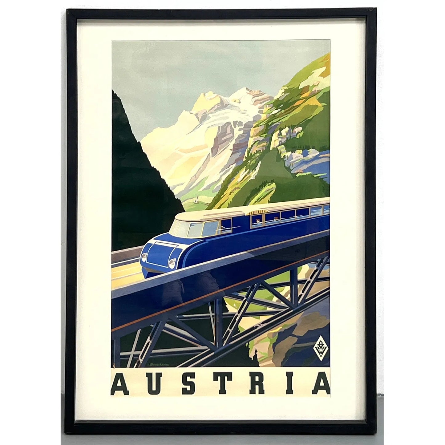 Vintage Austrian Travel Poster