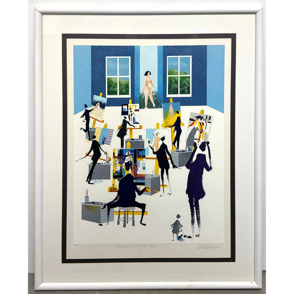Leo Posillico Serigraph Titled "Having a Mind of Your Own"