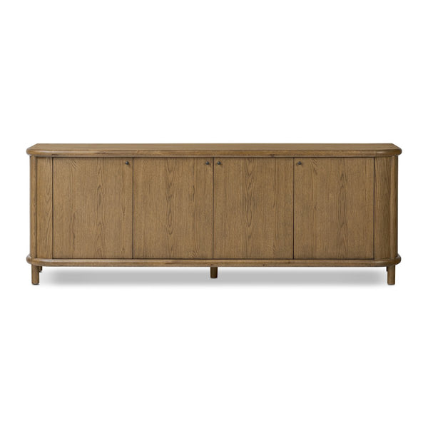 Amber Oak Rounded Sideboard