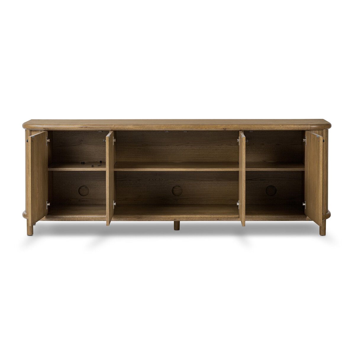 Amber Oak Rounded Sideboard