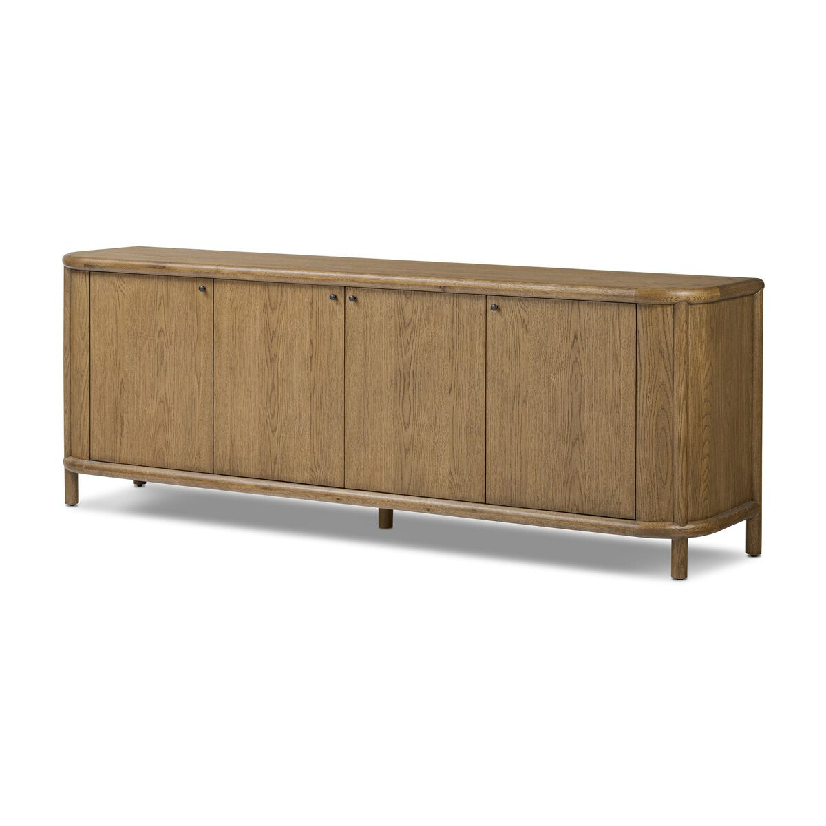 Amber Oak Rounded Sideboard