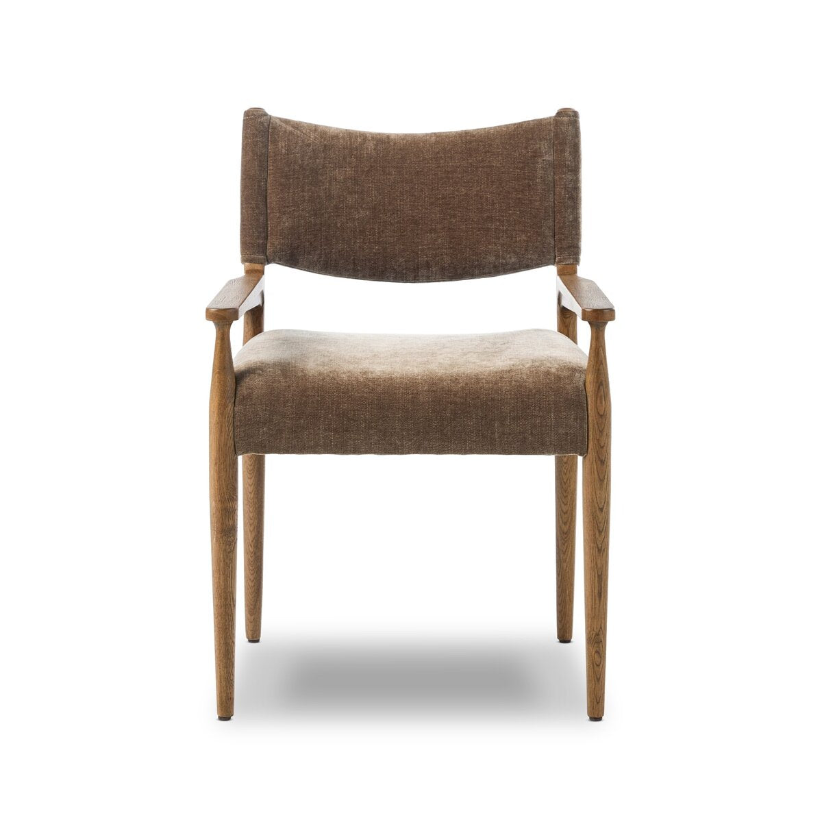 Oak Slingback  Dining Chair with Arms