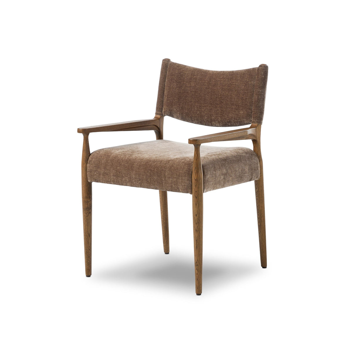 Oak Slingback  Dining Chair with Arms