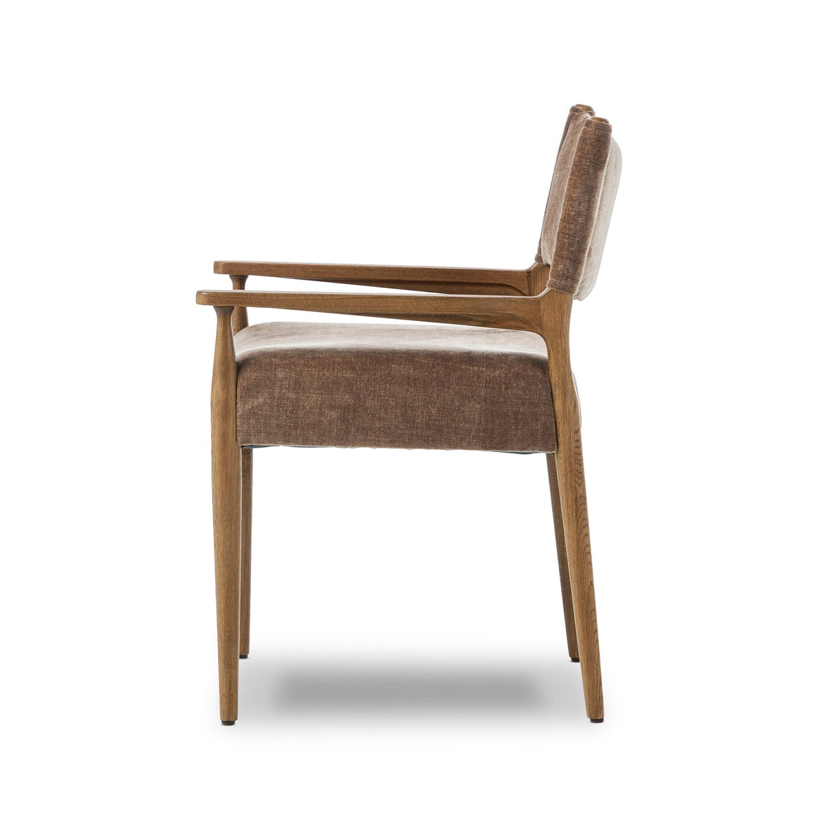 Oak Slingback  Dining Chair with Arms
