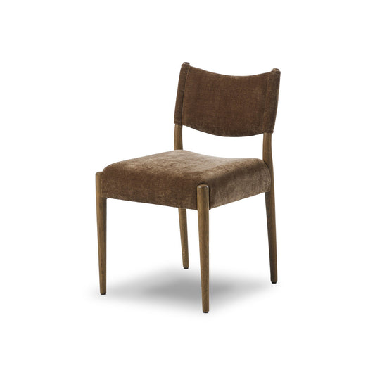 Oak Slingback Armless Dining Chair